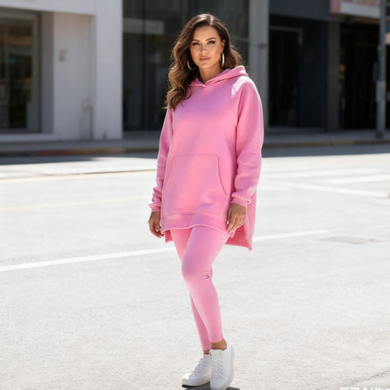 Diana™ | Damski Zestaw Bluza z Kapturem i Legginsy