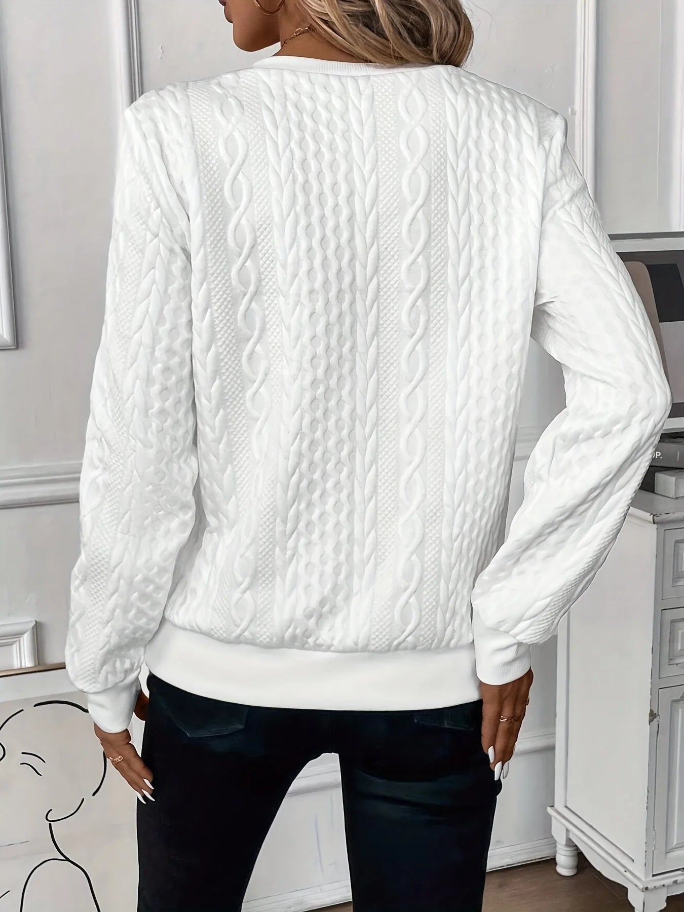Emilia™ | Stylowy sweter robiony na drutach