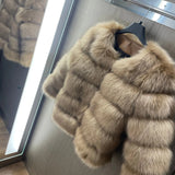 Lacy | Wysokiej jakości kurtka z sztucznego futra – Elegancki design dla elegancji i komfortu