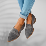 Narcissa | Skórzane damskie buty codzienne z wąskim noskiem