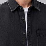 Marek | Męska koszula overshirt z denimu o luźnym kroju