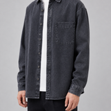 Marek | Męska koszula overshirt z denimu o luźnym kroju