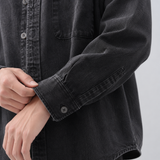 Marek | Męska koszula overshirt z denimu o luźnym kroju