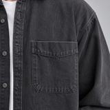Marek | Męska koszula overshirt z denimu o luźnym kroju